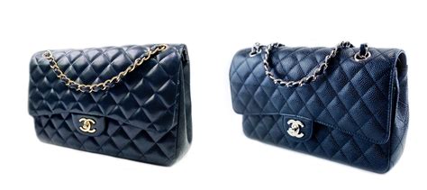 caviar leather chanel|Lambskin vs Caviar: Chanel Leather Guide .